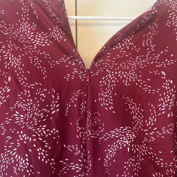 Elegant Maroon Romper - Picture 7 of 11